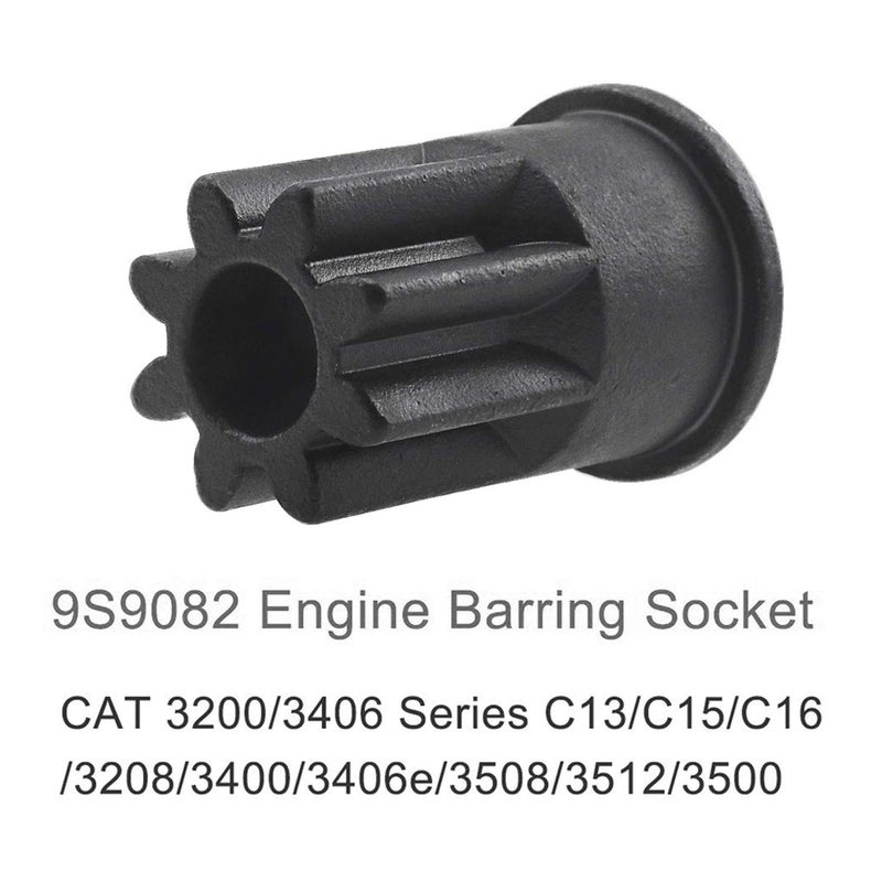 Mekar Automatic Engine Timing Pin with Adapter Replace J-42083 and Engine Barring Socket Replace J-38587-A for Caterpillar 3200 3400 3500 Series C13 C15 C16 3512C CAT Engines - Image 4
